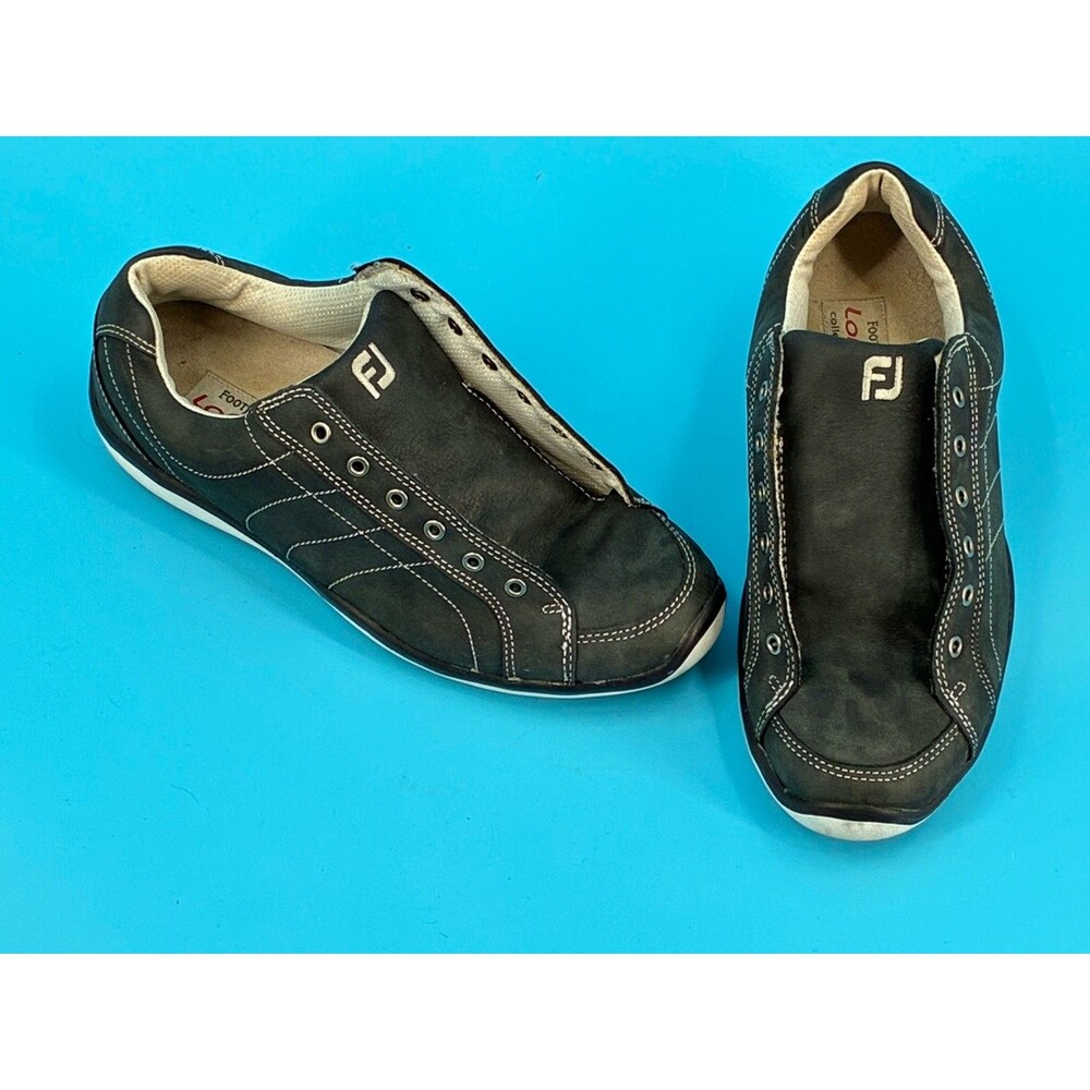 FootJoy LoPro 97261 Womens 7 M Black Spikeless Golf Shoes No Laces